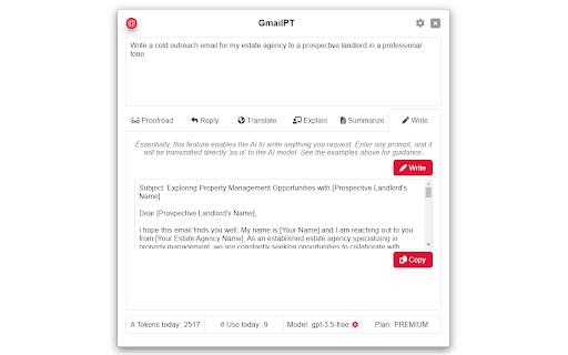 GmailPT ai chrome extension logo