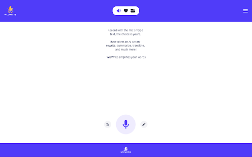 WizWrite ai chrome extension logo
