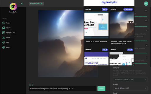 MyPrompts ai chrome extension