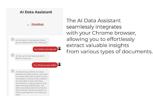 DataHeat Chrome Extension ai chrome extension logo
