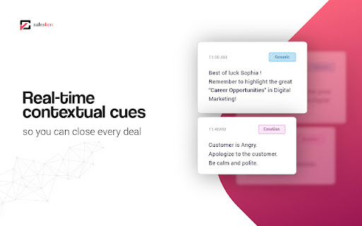 Real Time Sales Assistant and AI Based Conversation Insights ai chrome extension logo
