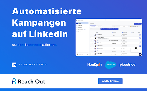 ReachOut ai chrome extension
