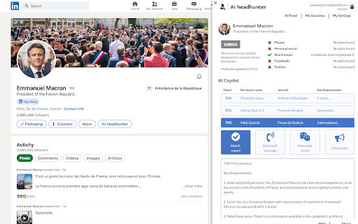 Recruiting Automation Tool ai chrome extension
