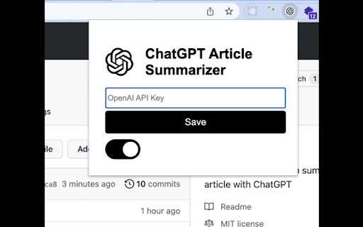 ChatGPT Summarizer & Definer ai chrome extension
