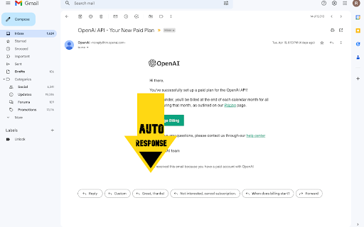 ChatGPT Email Reply ai chrome extension logo