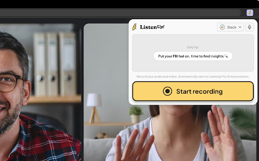 ListenUp! ai chrome extension logo