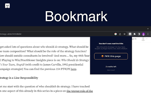fBookmarks ai chrome extension logo