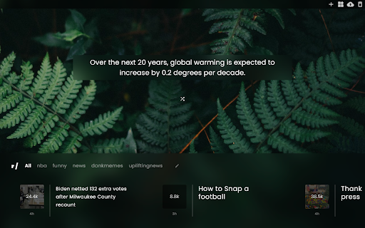 Your New Favorite Home Screen ai chrome extension logo