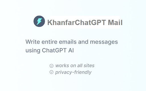 KhanfarChatGPT Mail AI ai chrome extension logo