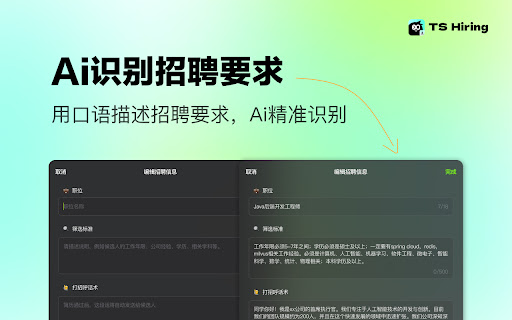 TS Hiring ai chrome extension logo