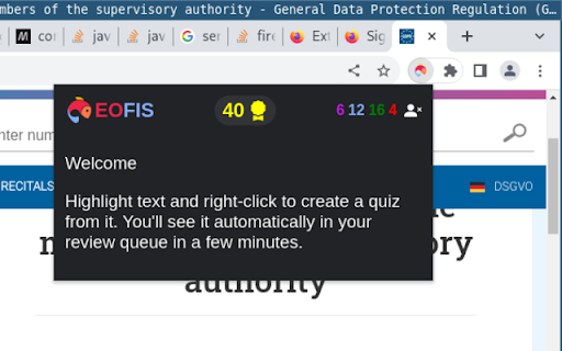 Eofis ai chrome extension logo
