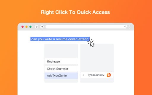 TypeGenieAI ai chrome extension logo