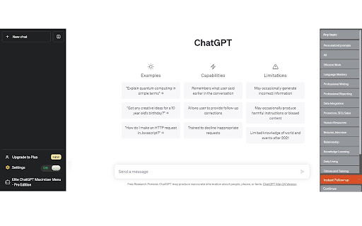 Elite ChatGPT Maximizer ai chrome extension logo