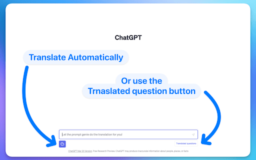 ChatGPT 번역기 ai chrome extension logo