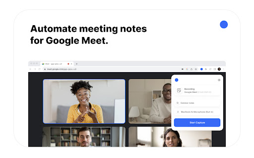 Google Meet AI Notes ai chrome extension
