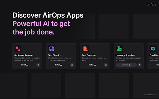 Powerful AI apps ai chrome extension logo