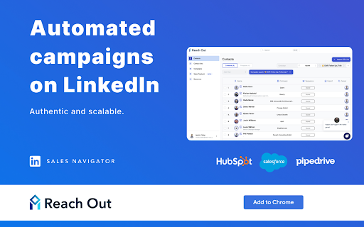 Reach Out ai chrome extension logo
