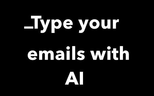 Type.AI ai chrome extension logo