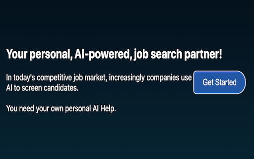 AI Job Search Partner ai chrome extension