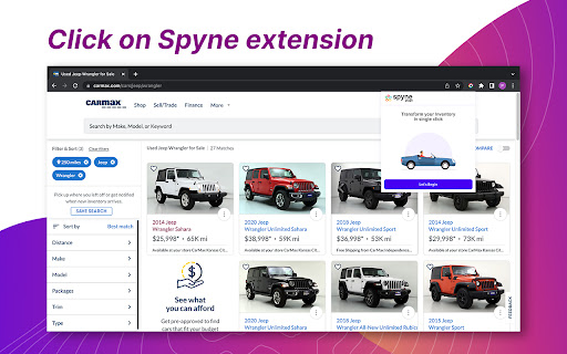 Spyne ai chrome extension logo