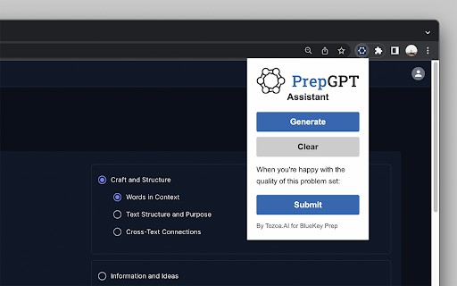 PrepGPT ai chrome extension logo