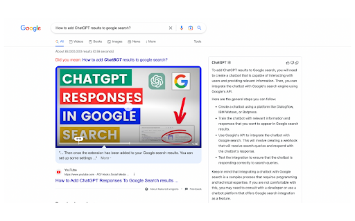ChatGPT Extension ai chrome extension logo