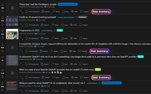 Reddit Comment Analyzer ai chrome extension logo
