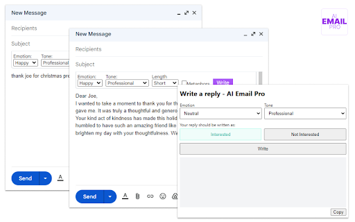 AI Email Pro ai chrome extension logo