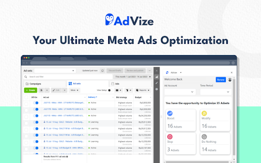 AdVize ai chrome extension logo