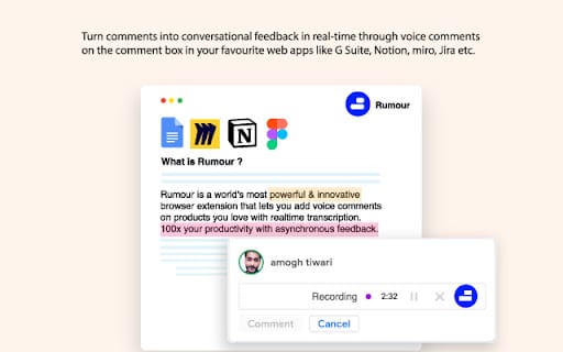 Rumour ai chrome extension logo