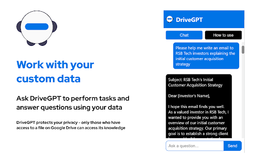 DriveGPT ai chrome extension logo