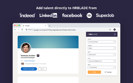 HRBLADE ai chrome extension