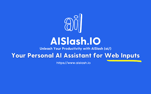 AISlash.IO ai chrome extension logo