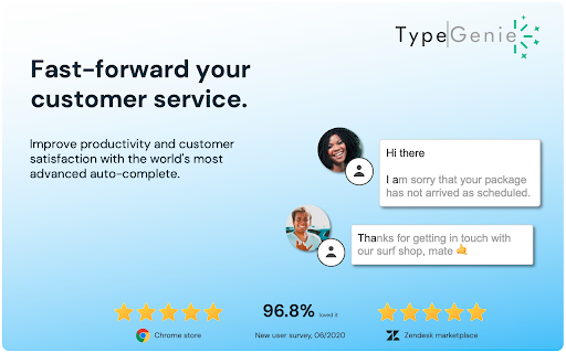 TypeGenie ai chrome extension