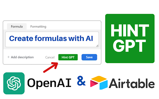 Airtable Hint GPT Chrome Extension ai chrome extension logo