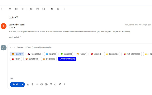 Email Assistant Extension ai chrome extension logo