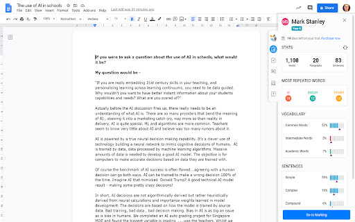 Scribo Pronto ai chrome extension logo