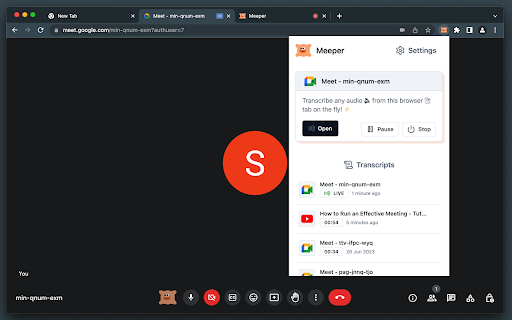 Meeper ai chrome extension logo