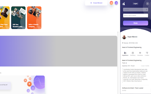 Team.ai ai chrome extension logo