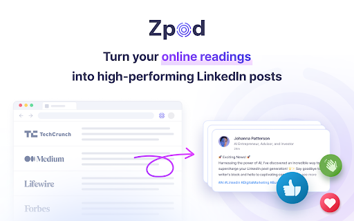 Zpod ai chrome extension