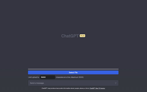 ChatGPT File Uploader Extension ai chrome extension logo