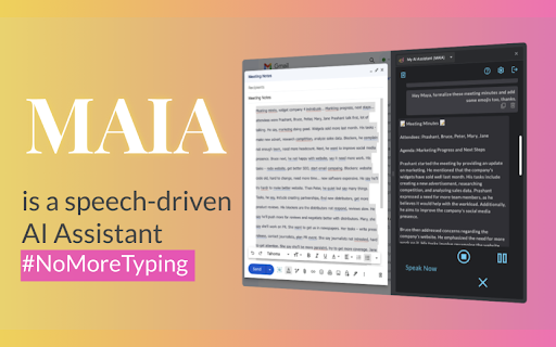 MAIA (My AI Assistant) ai chrome extension logo