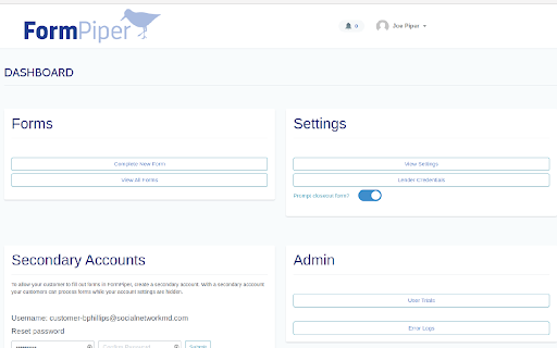 FormPiper ai chrome extension logo