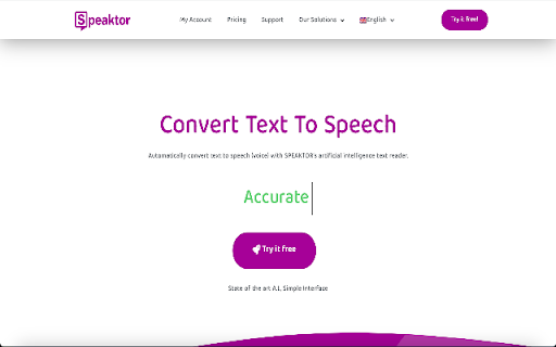 Speaktor ai chrome extension logo