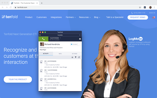 Tenfold Chrome Extension ai chrome extension logo