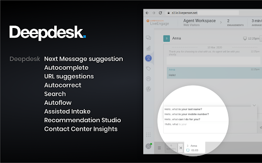 Deepdesk ai chrome extension logo
