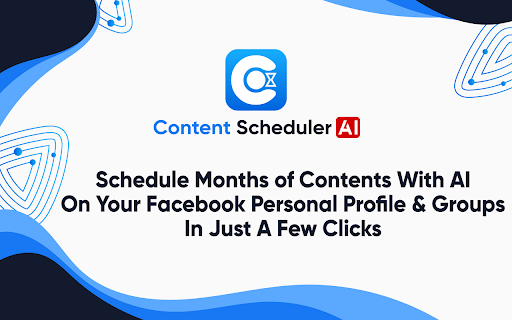 Content Scheduler AI ai chrome extension logo