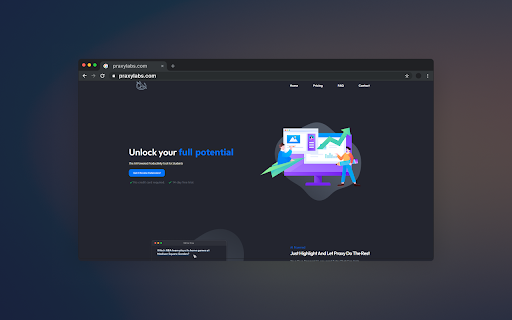 Praxy ai chrome extension logo