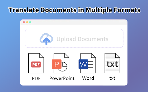 Document Translator ai chrome extension logo
