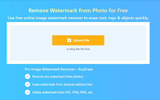 Amoyshare Watermark Remover ai chrome extension logo